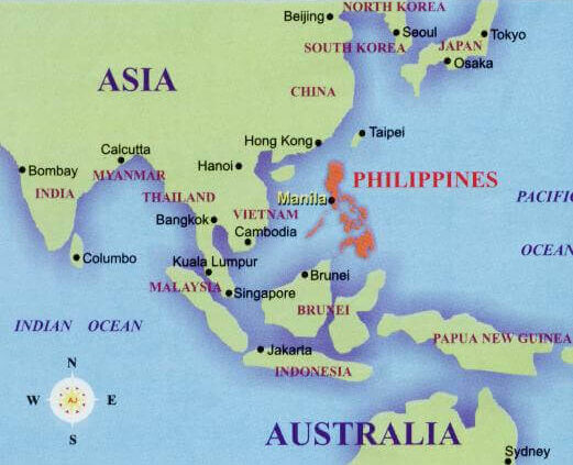 Filipinas, ¿en qué continente está?