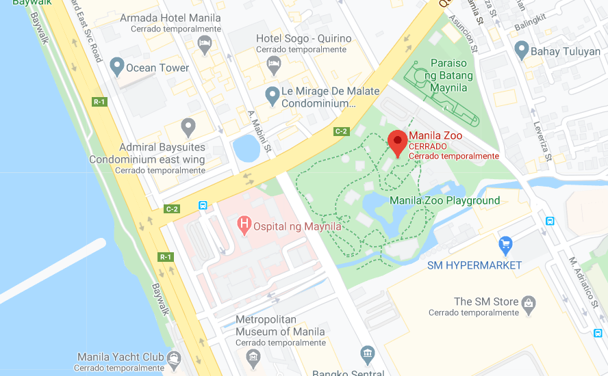 Dónde está Jardín botánico y Zoológico de Manila, Filipinas