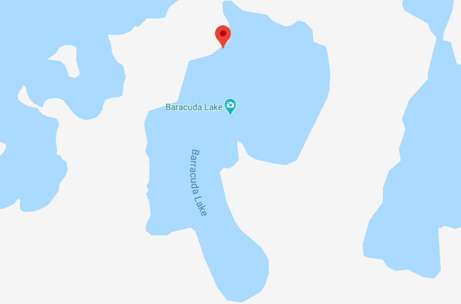 Dónde está Barracuda Lake, Filipinas
