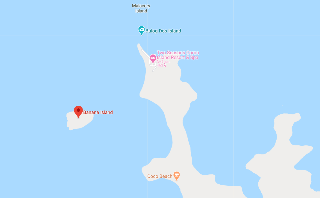 Dónde está Banana Island, Filipinas
