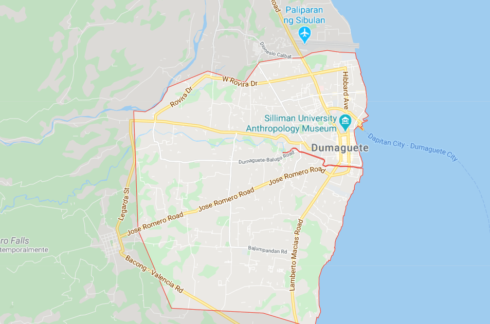 Dónde está Dumaguete, Filipinas