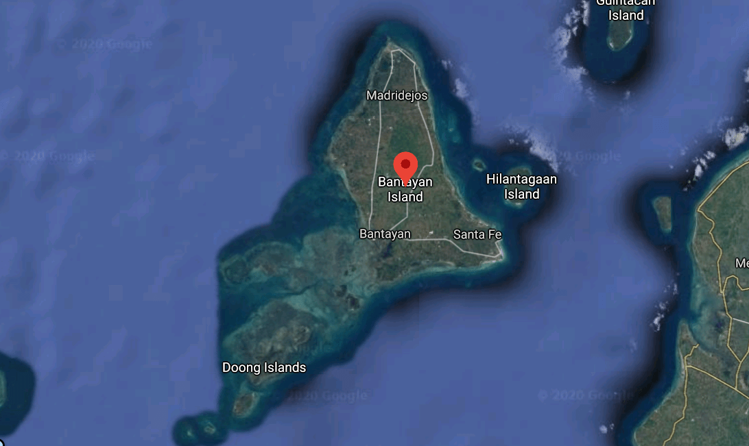 Mapa turístico de Isla Bantayan